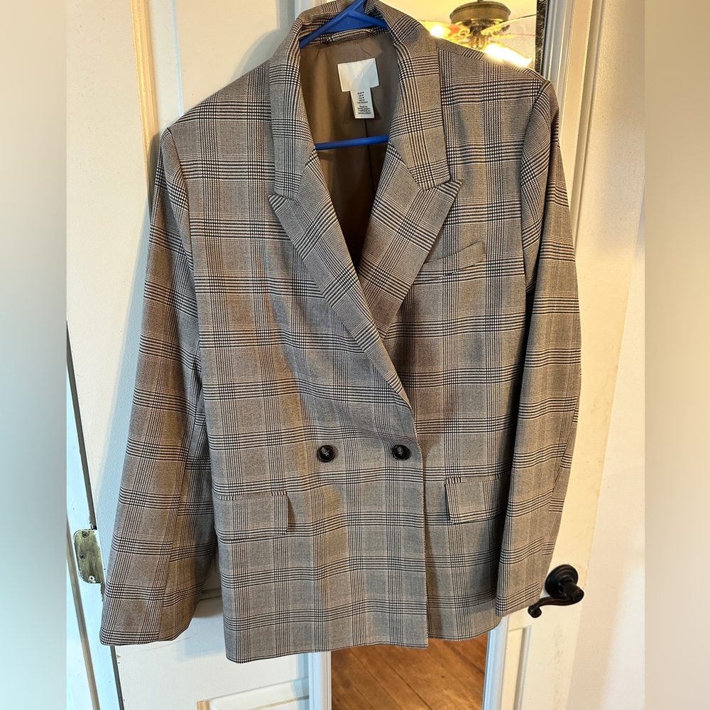 H&M Double Breasted Jacket Blazer